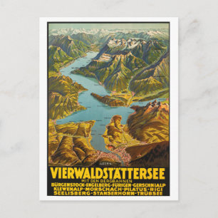 Carte aérienne de Suisse centrale