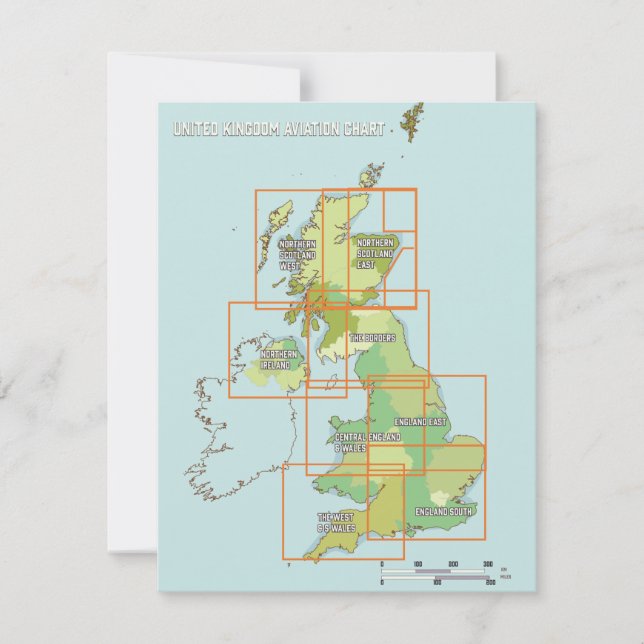 Carte aérienne du Royaume-Uni (Devant)