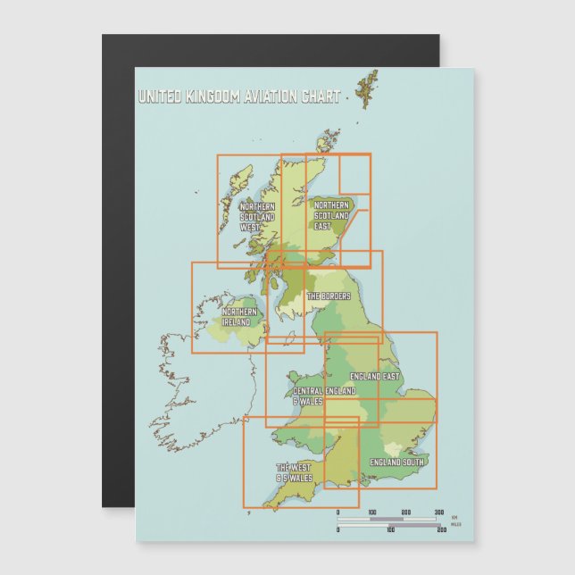 Carte aérienne du Royaume-Uni (Devant / Derrière)