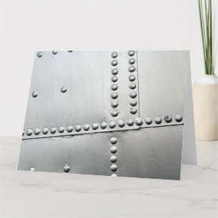 Carte Aéronefs en aluminium - Peau Vintage