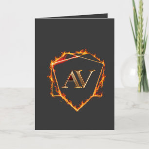 Carte AETHER VANGUARD - Logo Stone Forme Streetwear AV
