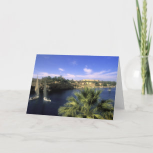 Carte AF, Egypte, Haute Egypte, Assouan. le Nil,