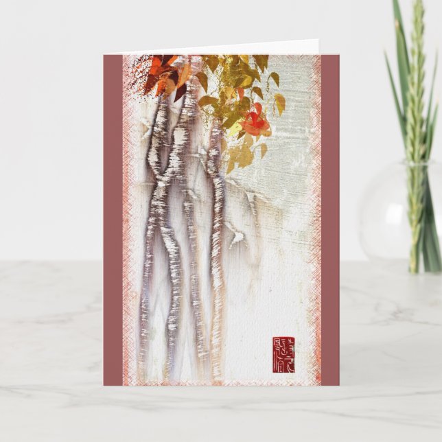 Carte Affaire Aspens Custom Greeting Card (Devant)