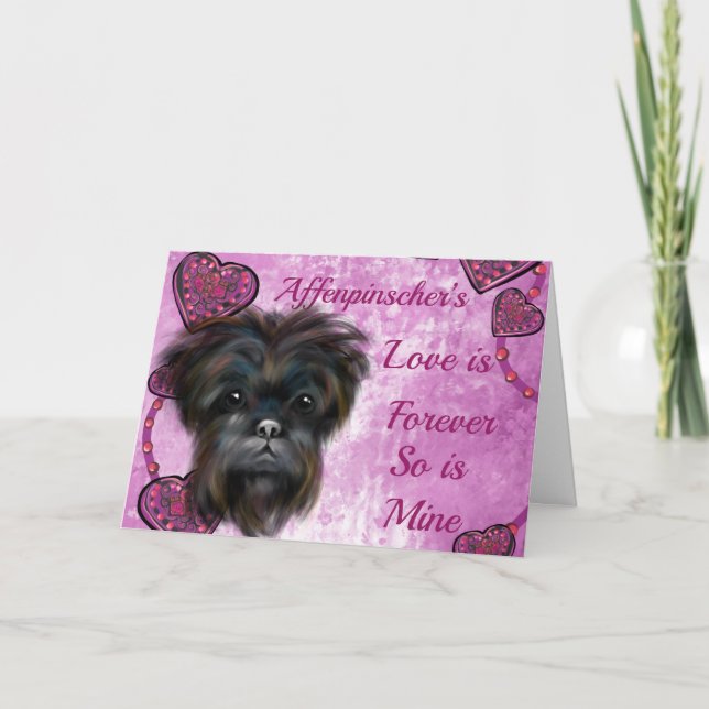 CARTE AFFENPINSCHER  (Devant)