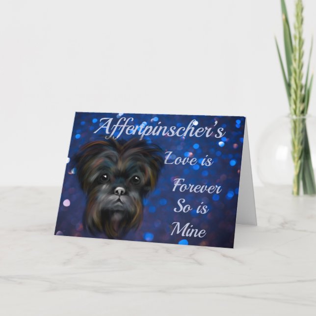 CARTE AFFENPINSCHER  (Devant)