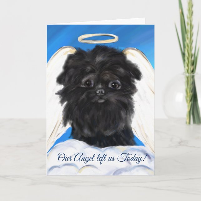 Carte Affenpinscher ANGE (Devant)