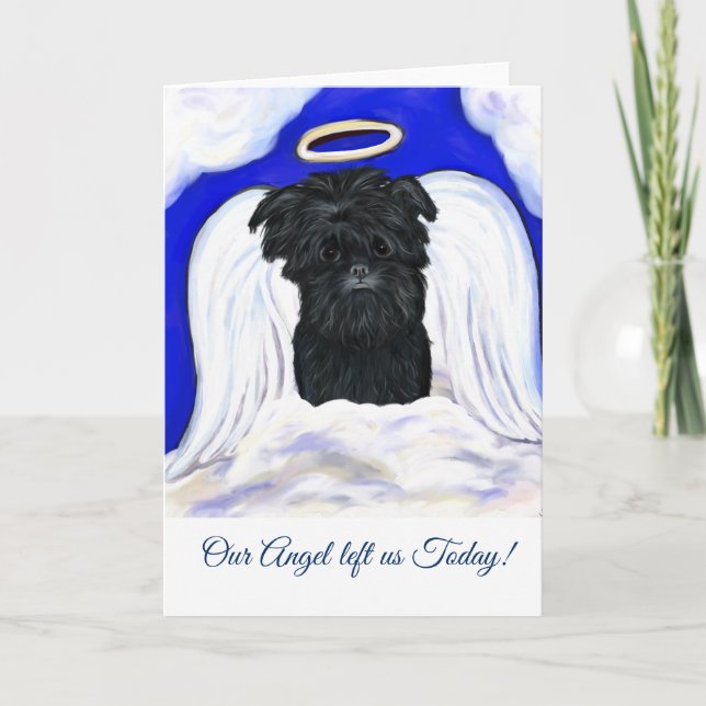 Carte Affenpinscher ANGE (Devant)