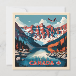 Carte Affiche Canada Travel