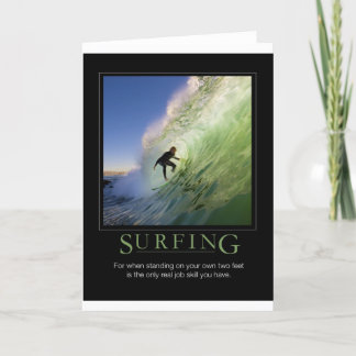Carte Affiche de Surfing_Demotivational