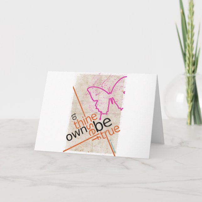 Carte Affiche motivationnelle (Devant)