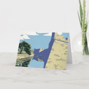 Carte Affiche Vintage voyage montrant Fort Marion