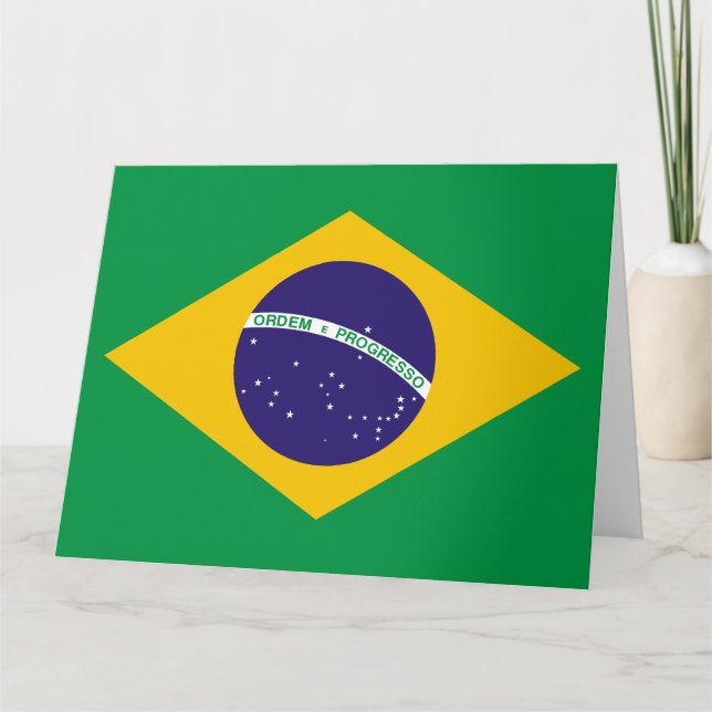 Carte Afficher vos couleurs - Brésil (Devant)