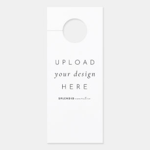 Carte Affichette de porte pour l'hôtel