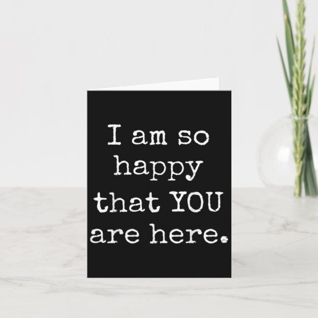 Carte Affirmation Positive Heureuse Genre Motivationnel  (Devant)