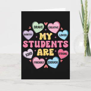 Carte Affirmations positives de la Saint-Valentin pour l