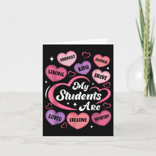Carte Affirmations Positives de Professeur Cœur de Bonbo