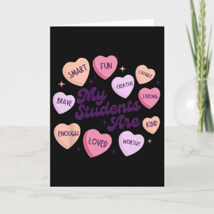 Carte Affirmations positives pour enseignants Saint-Vale