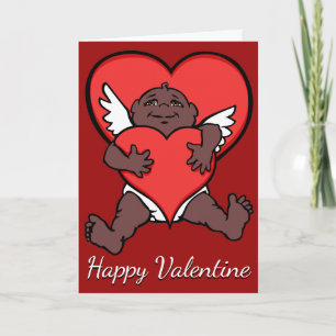 Carte Africaine Cupid Custom Valentines Carte de v