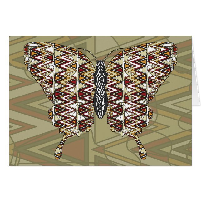 Carte africaine de machaon (Devant Horizontal)