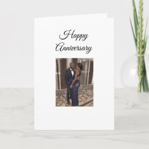 Carte African American Couple - Anniversary