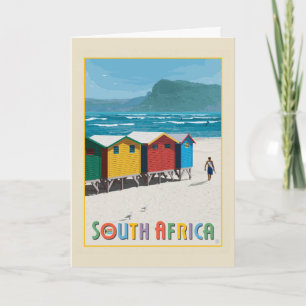 Carte Afrique du Sud   Plage de Muizenberg