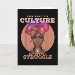 Carte Afro-Américain t s pour femmes Culture Histoire No