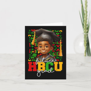 Carte Afro Black Boy College Graduation Future Hbcu Grad