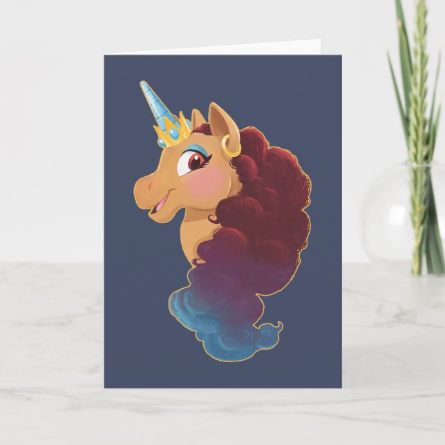 Carte Afro Unicorn | Divine la licorne (Devant)