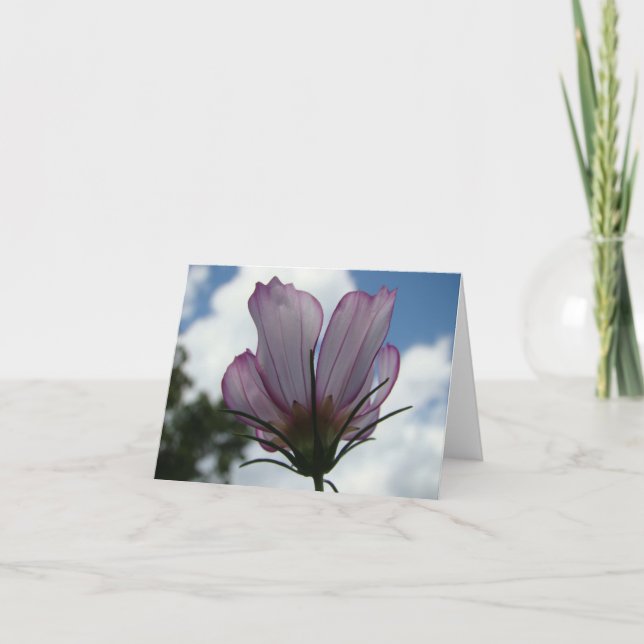 Carte Against the Sky Floral Notecard (Devant)