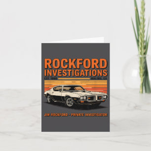 Carte Agence de détective Rockford - Rockford Files 