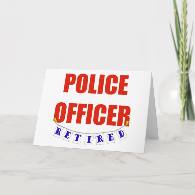 CARTE AGENT DE POLICE RETRAITÉ (Devant)