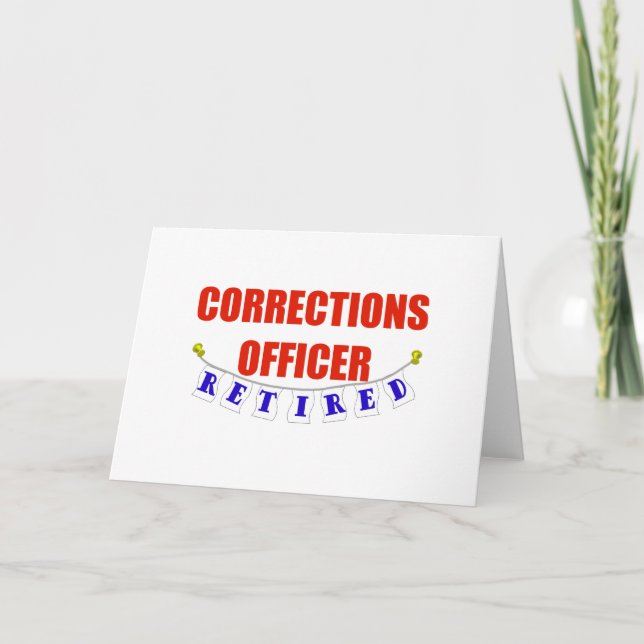 CARTE AGENT DES CORRECTIONS RETRAITÉES (Devant)