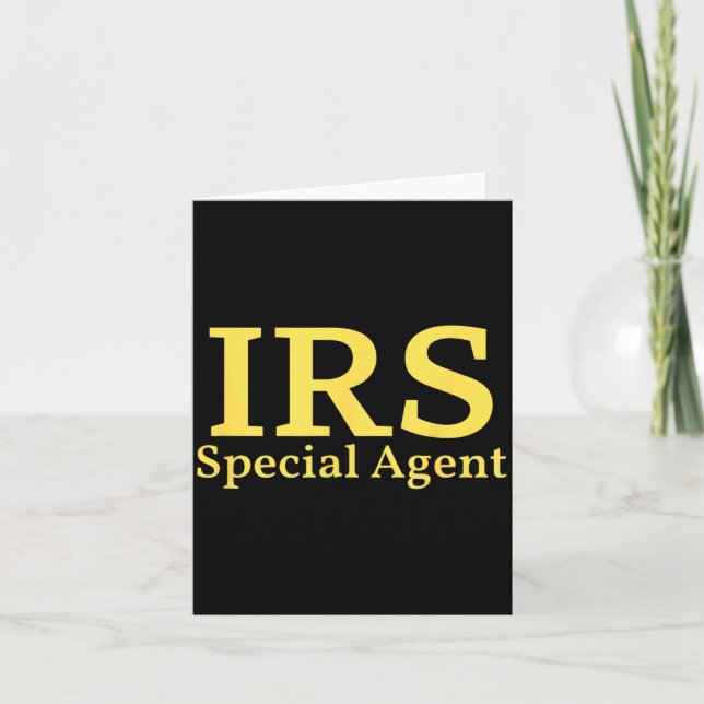 Carte Agent spécial déguisement drôle d'Halloween (Devant)