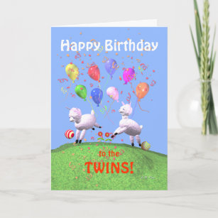 Cartes De La Jumelle D Anniversaire Zazzle Fr