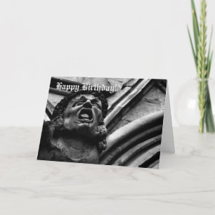 Carte Agonie des Imps mordantes Gargoyle gothique annive