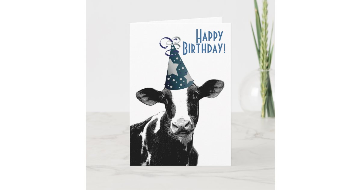 Carte Agriculteur De Joyeux Anniversaire Vache A Zazzle Fr Carte Agriculteur De Joyeux Anniversaire Vache A Zazzle Fr