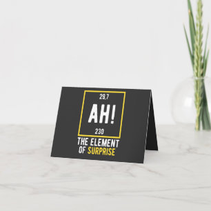 Carte Ah l'élément de surprise