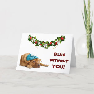 CARTE **AI-JE MANQUÉ "VOUS** À **NOËL** TELLEMENT : (
