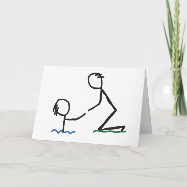 Carte Aider la main (Devant)