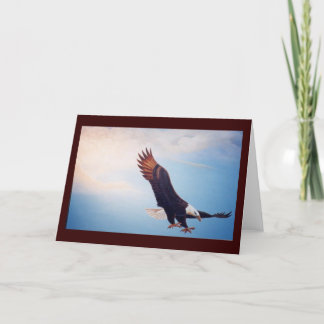 Carte aigle américain