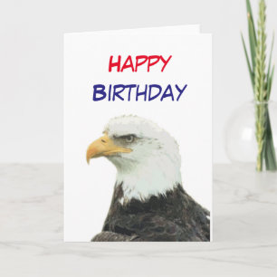Carte 'Aigle Bald' Joyeux Anniversaire