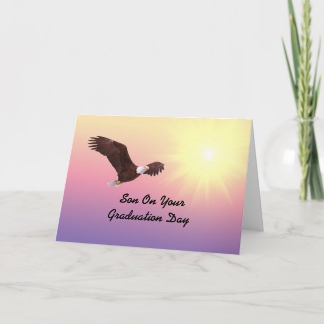 Carte Aigle de fin d'études (Devant)