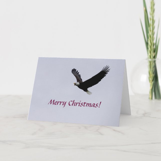 Carte / Aigle de Noël en vol (Devant)