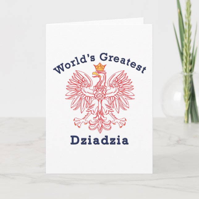 Carte Aigle Dziadzia le plus grand du monde (Devant)