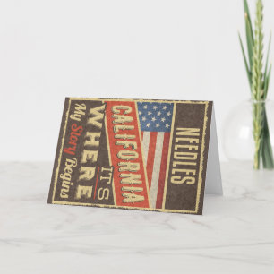 Carte Aigles Californie