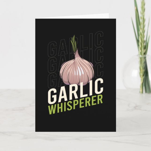 Carte Ail Whisperer Garlic Vegetable Cook (Devant)