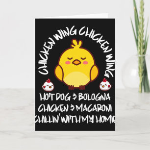 Carte Aile de poulet cuite Aile de poulet Hot Dog Bologn