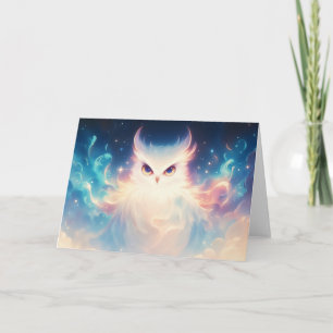 Carte Ailes luminescentes du hibou nocturne