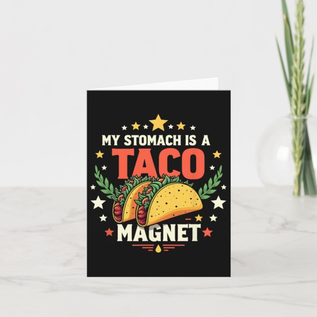 Carte Aimant Taco Cinco De Mayo  (Devant)