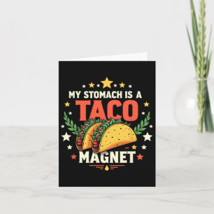 Carte Aimant Taco Cinco De Mayo